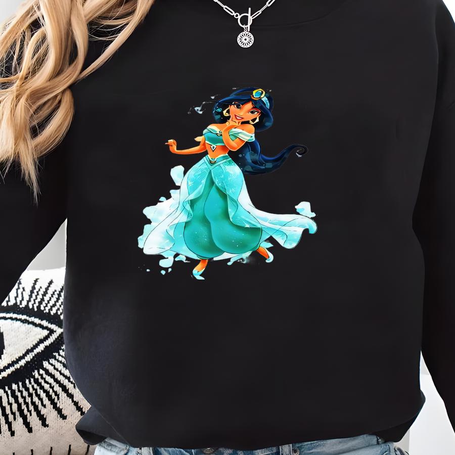 Princess Watercolor Art Prints: Set Of 6, Kids Room Decor (digital Download) Sweatshirt