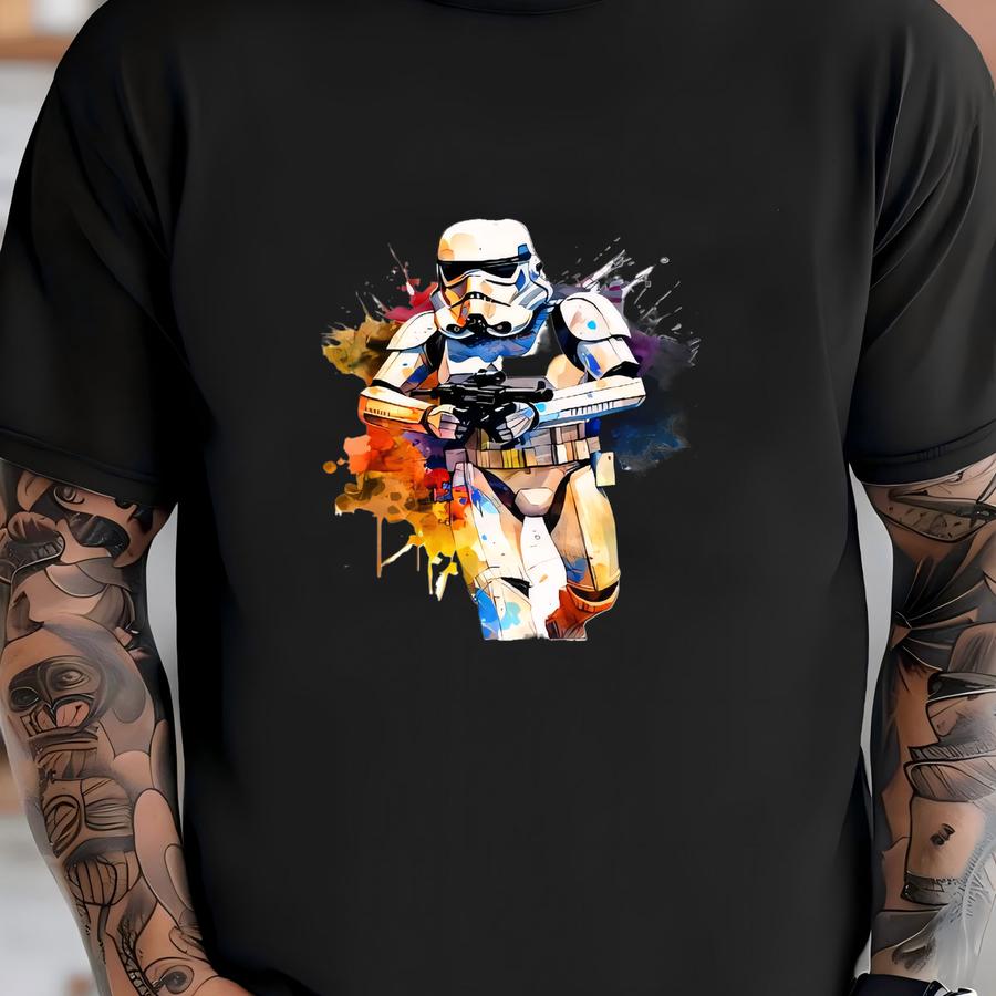 Star Wars Watercolor Art Prints: Darth Vader, Yoda, Obi Wan (digital Download) T-shirt