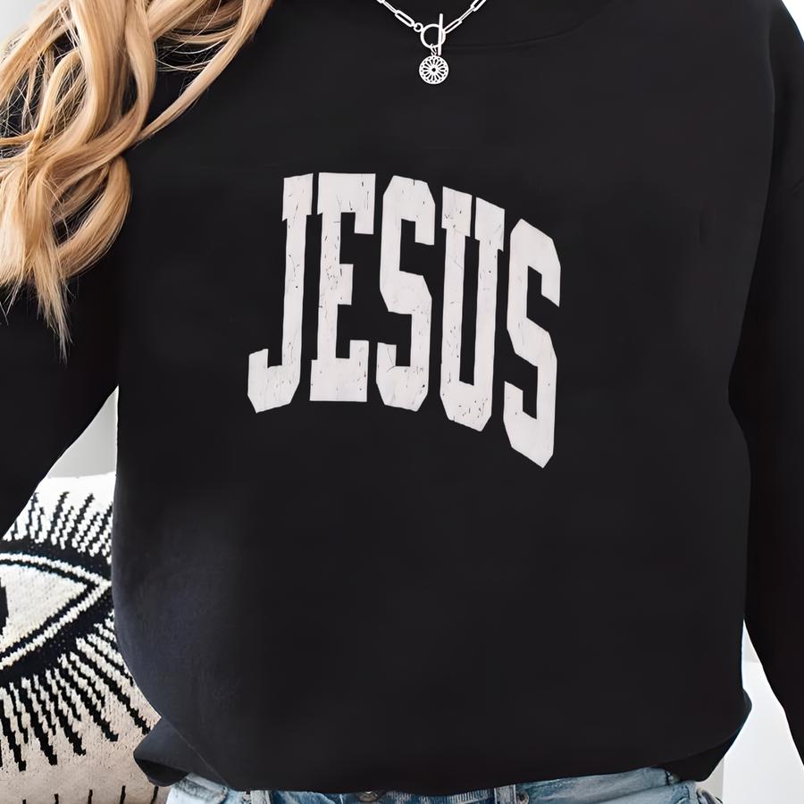 Jesus Sweatshirt: Christian Crewneck Sweatshirt