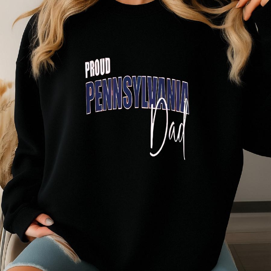 Pennsylvania Personalized Custom Sweatshirt, Pennsylvania Mom, Dad, Grad, Aunt Sweatshirt