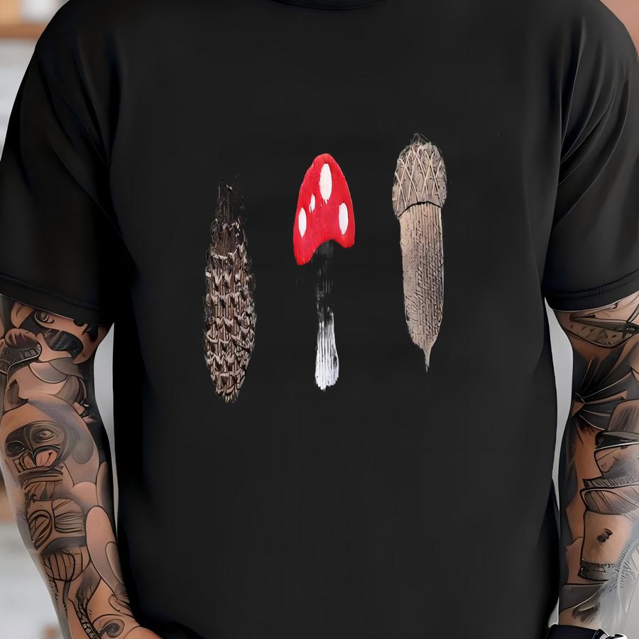Autumnal Sweatshirt, Mushroom, Acorn, Pine Cone, Fall, Nature T-shirt