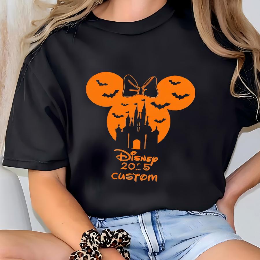 Custom Halloween Trip 2025 Shirt, Custom Trip 2025 Shirt, Halloween Vacation Gift, Land Matching Family Tees T-shirt