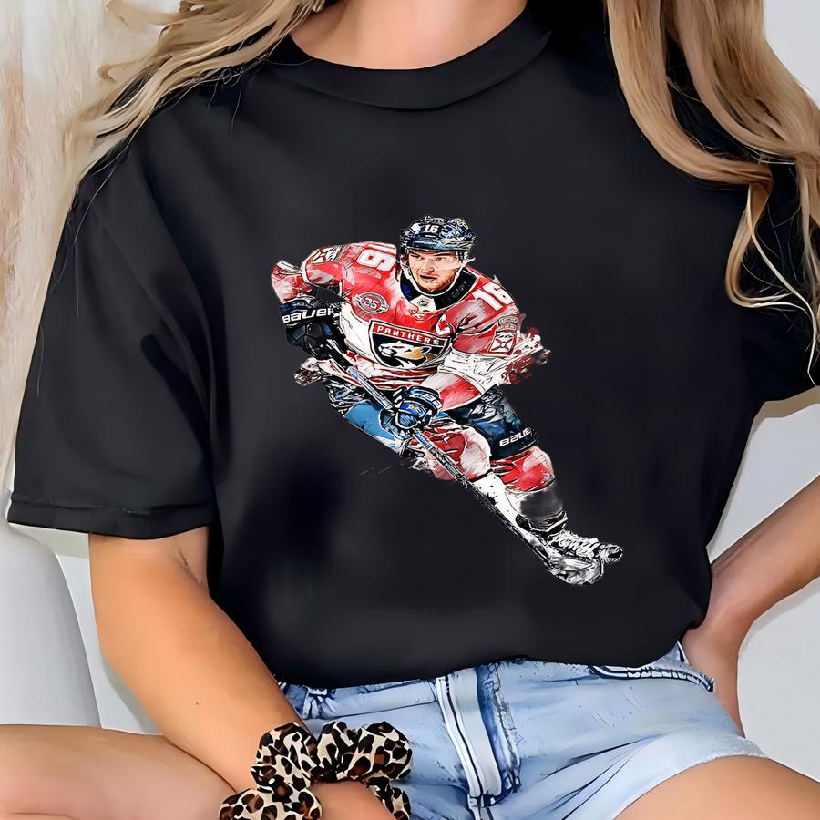 Aleksander Barkov Poster Florida Panthers Wall Art Print Hockey Sports Poster Canvas Print Framed Poster Hockey Poster Home Decor G42 T-shirt