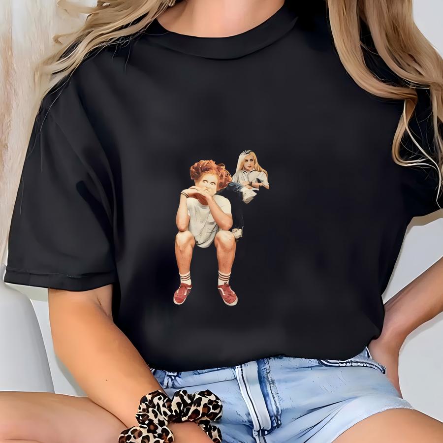 Thug Life Halloween Hoodie: Oversized Sanderson Sisters Witch Tee, Sandersons Sister Halloween, Iconic Black Flame Candle Magic T-shirt