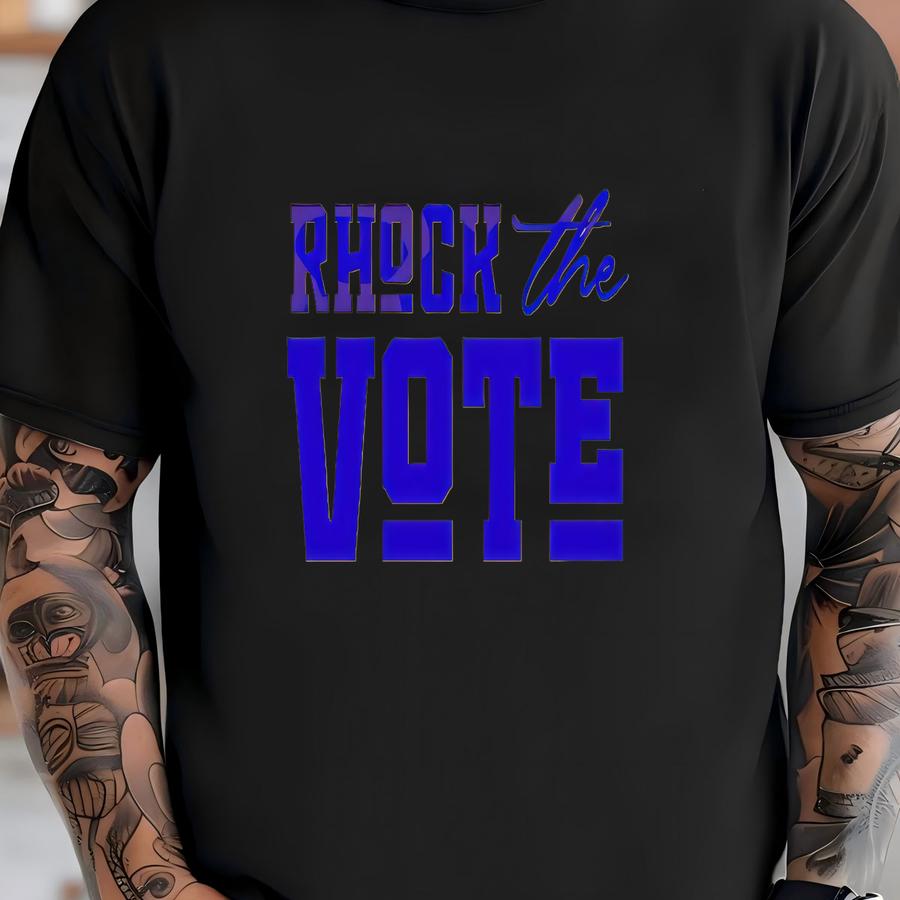 Rhock The Vote / Available In Tee, Crewneck, Hoodie, Tank, Long Sve T-shirt