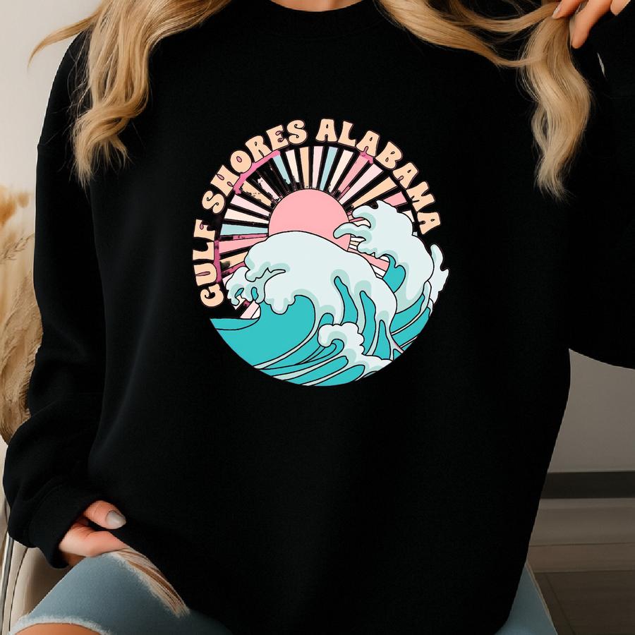 Gulf Shores  Casual Unisex T-shirt Sweatshirt