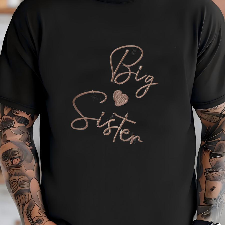 Big Sister Toddler Sweatshirt: Pregnancy Announcement Gift T-shirt