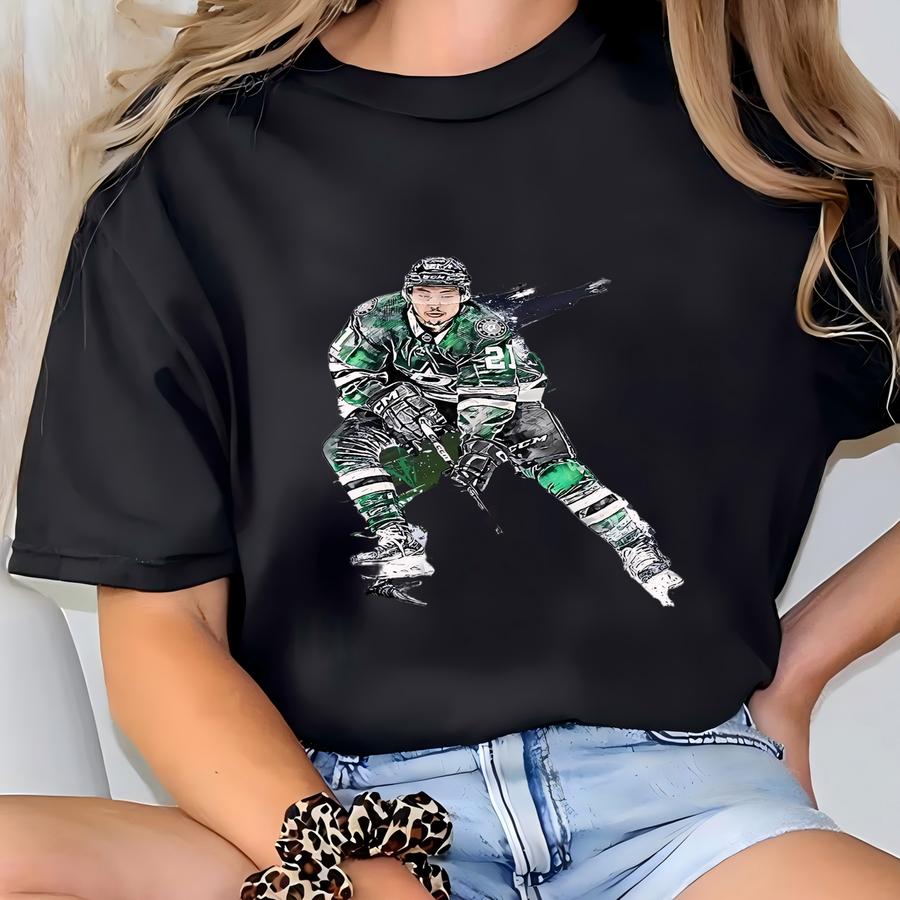 Jason Robertson Poster Stars Wall Art Print Hockey Sports Poster Canvas Print Framed Poster Hockey Poster Home Decor G63 T-shirt