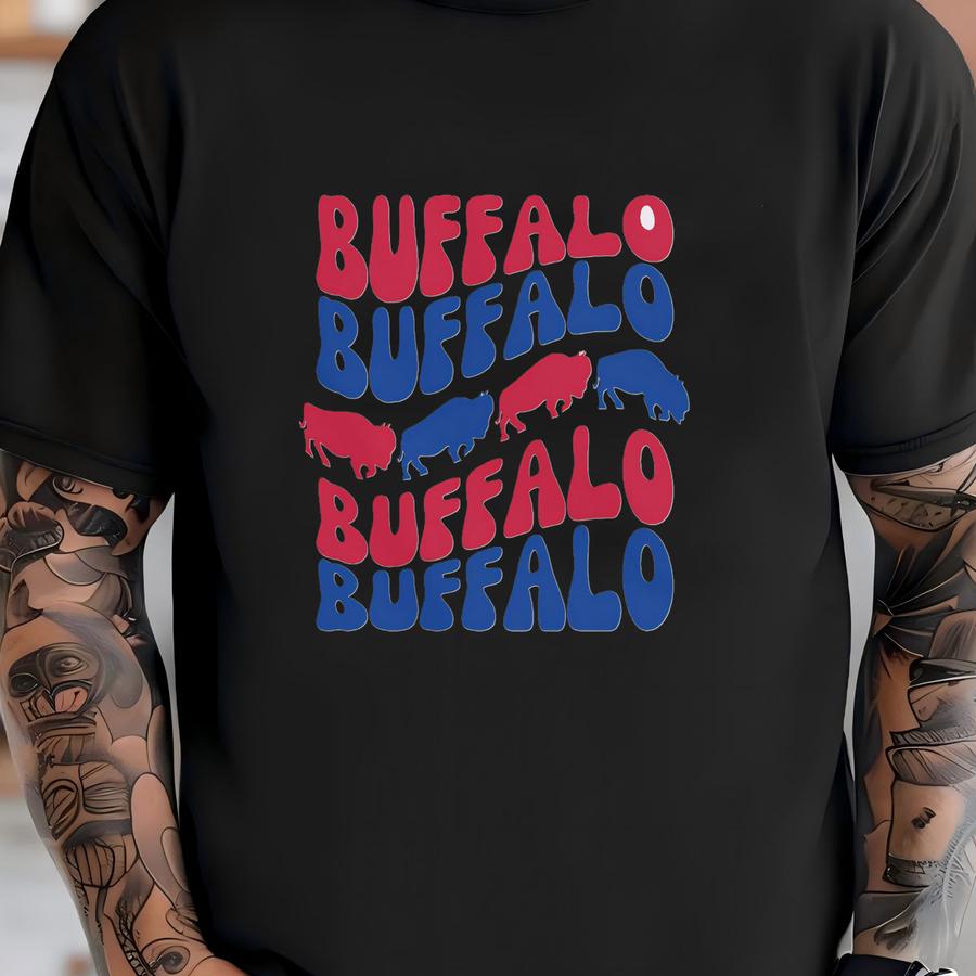 Vintage Style Buffalo Football Sweatshirt, Buffalo Crewneck, New York Football, Buffalo Fan Sweatshirt, Buffalo Crewneck, Buffalo New York T-shirt
