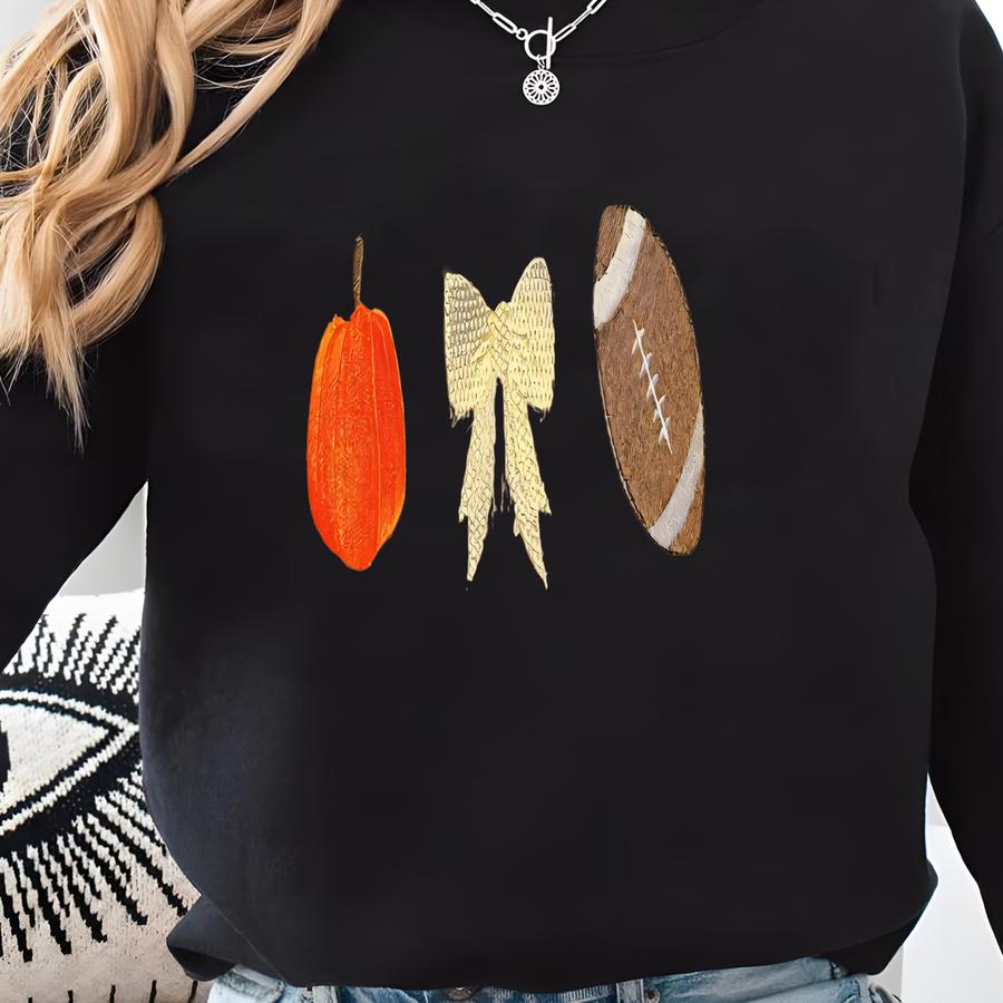 Fall Crewneck Sweatshirt: Football Season Sweatshirt
