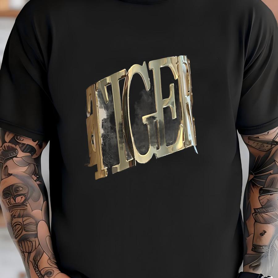 Tigers Bangle Cuff Bracelets All Caps Go Tigers Gameday Tiger Fans Sizeable Stainless Steel T-shirt