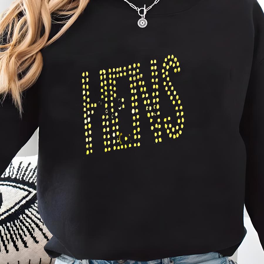 Custom College Rhinestone Jean Skirt| College Bed Party Sweatshirt