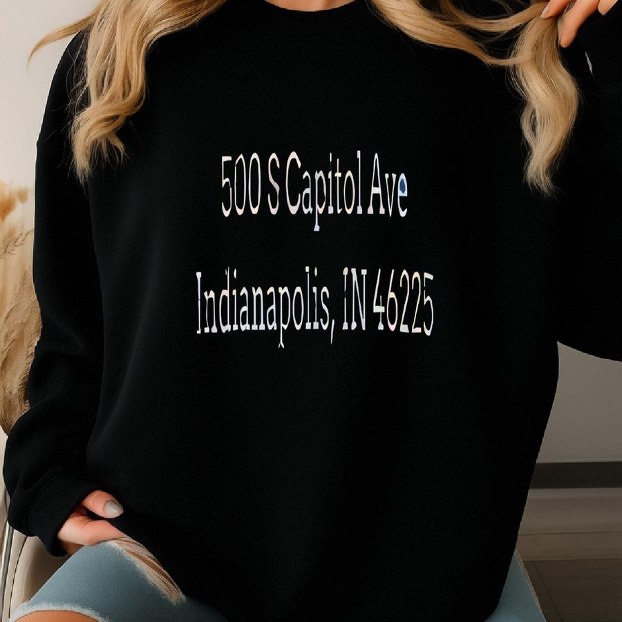 Vintage Lucas Oil Stadium Address T-shirt Apolis Football Sweatshirt