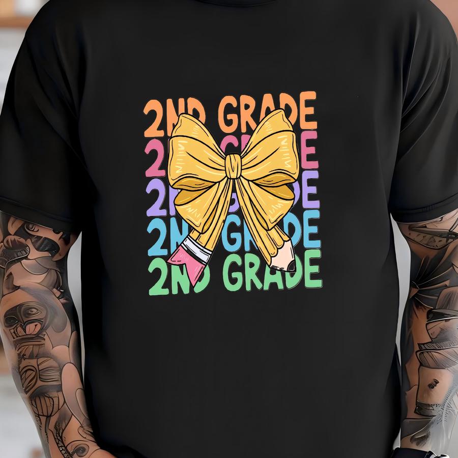 2nd Grade Teacher T Shirt, Second Grade Teacher Gift Tshirt, Back To School, 2nd Grade Sweatshirt, Elementary School Tees, Cute Teaching Tee T-shirt