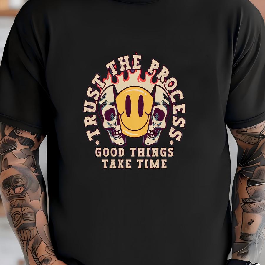 Trust The Process Shirt, , Pump Cover Shirt, Gym Hoodie, Weightlifting Shirt, Workout Tee, Gym Clothes, Gift For Gym Lover T-shirt