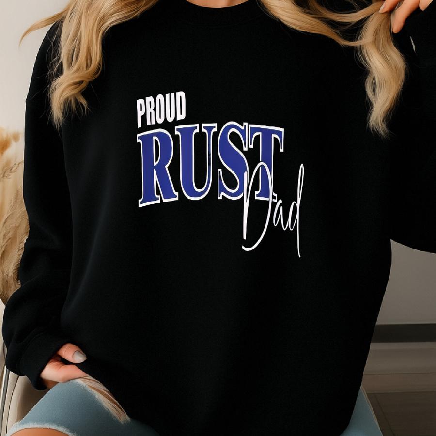 Rust Personalized Custom College Sweatshirt Sweatshirt