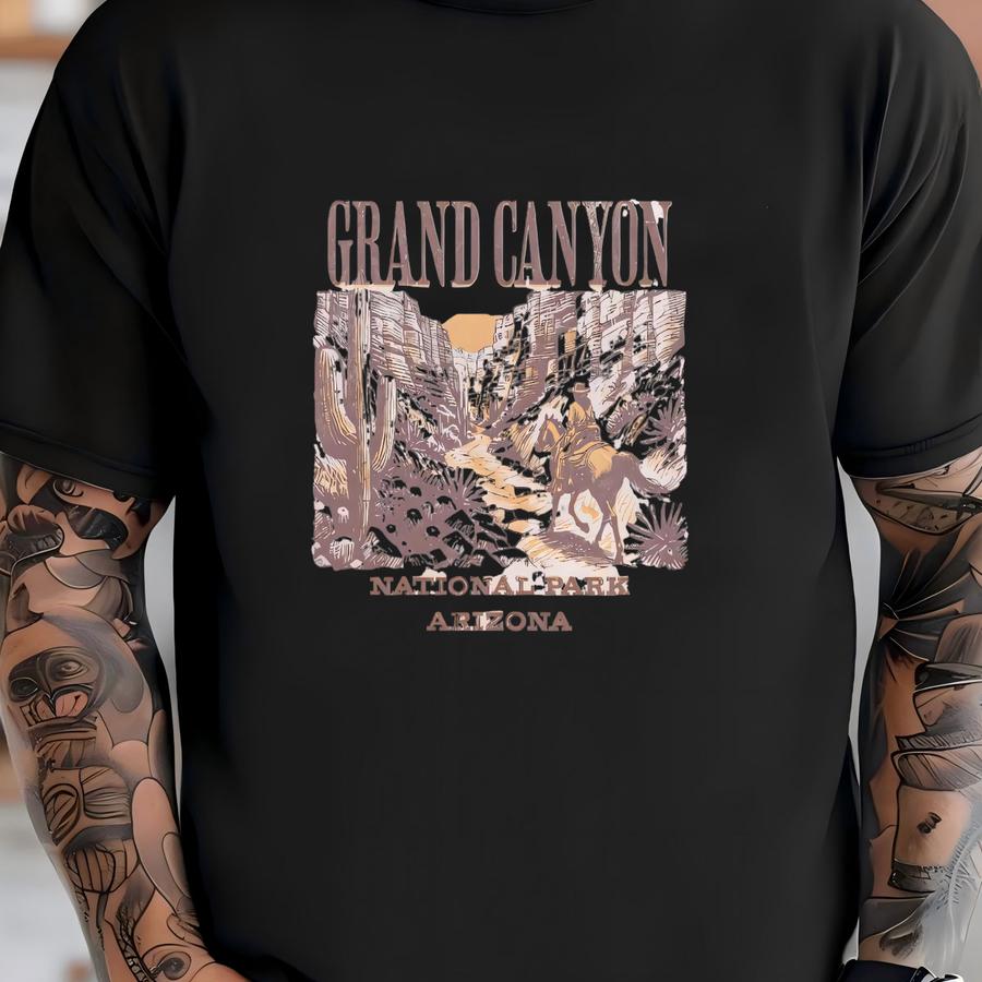 Grand Canyon Shirt, Desert Shirt, Cactus Shirt, Western Graphic Tee, Adventure Shirt, Retro Hoodie, Cowgirl Shirt, Wild West Shirt T-shirt