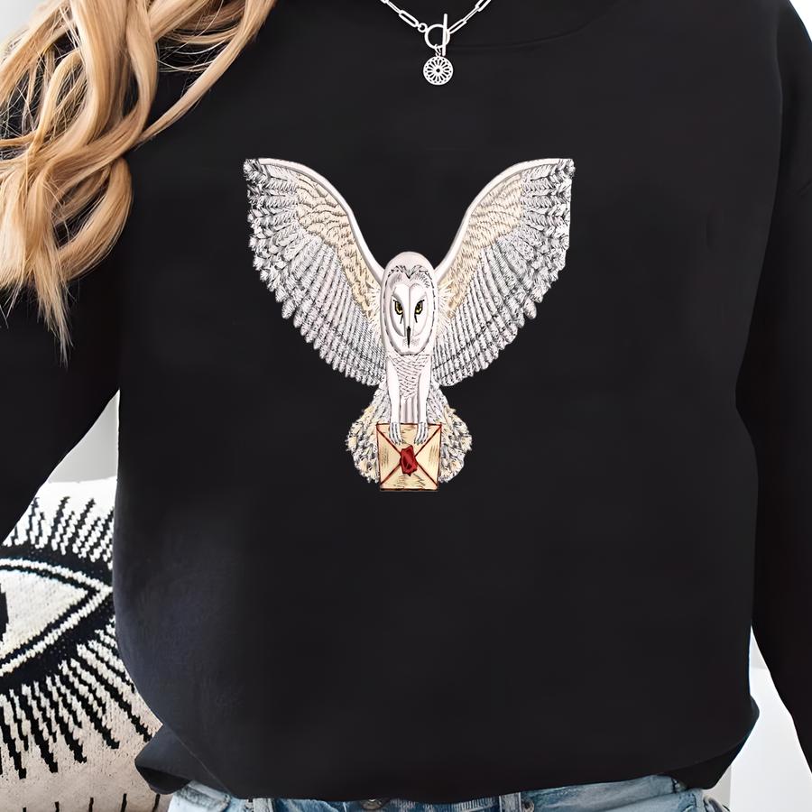 Magic Owl Machine Y Designs, Wizard, Fantasy, Animal Y Design, Y Files, Y Pattern, Digital Download Sweatshirt