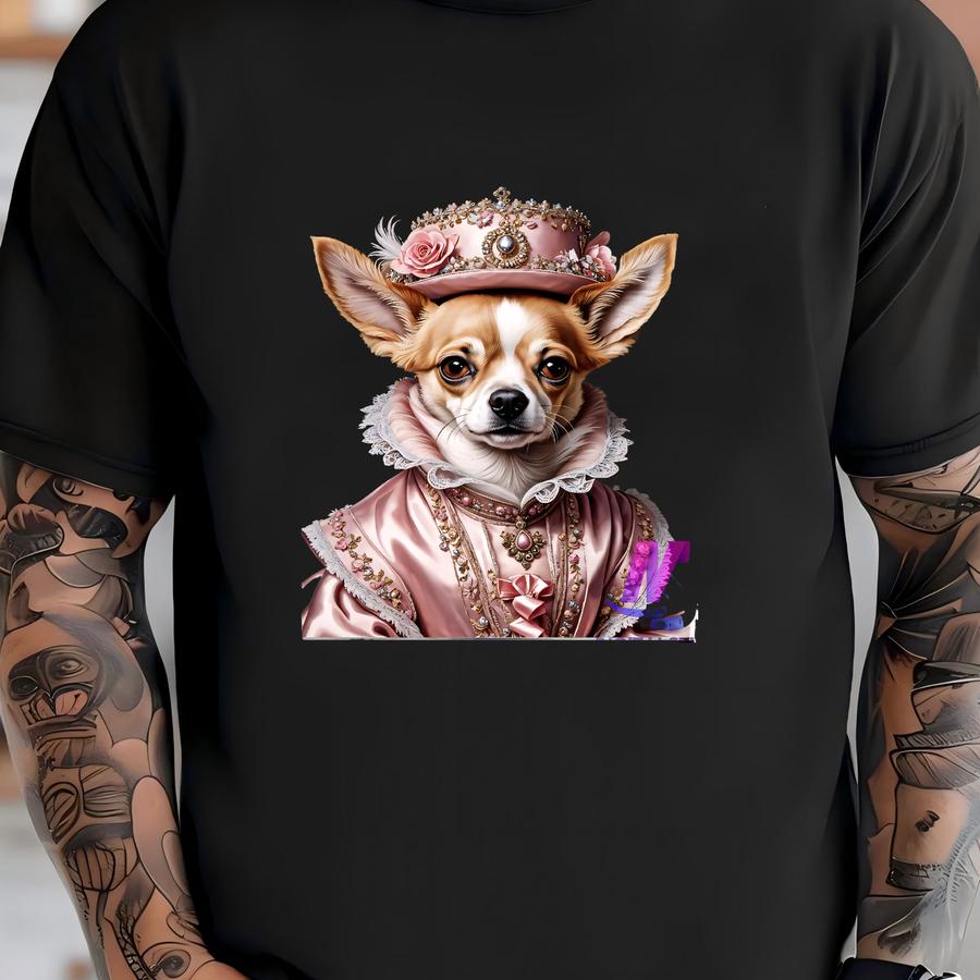 Custom Royal Pet Portrait: Regal Dog Or Cat In Uniform (digital Download) T-shirt
