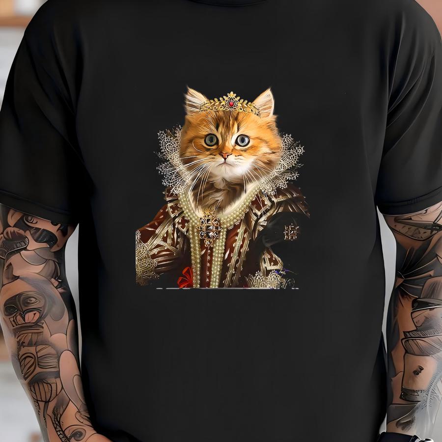 Custom Royal Pet Portrait: Unique Digital Painting (digital Download) T-shirt