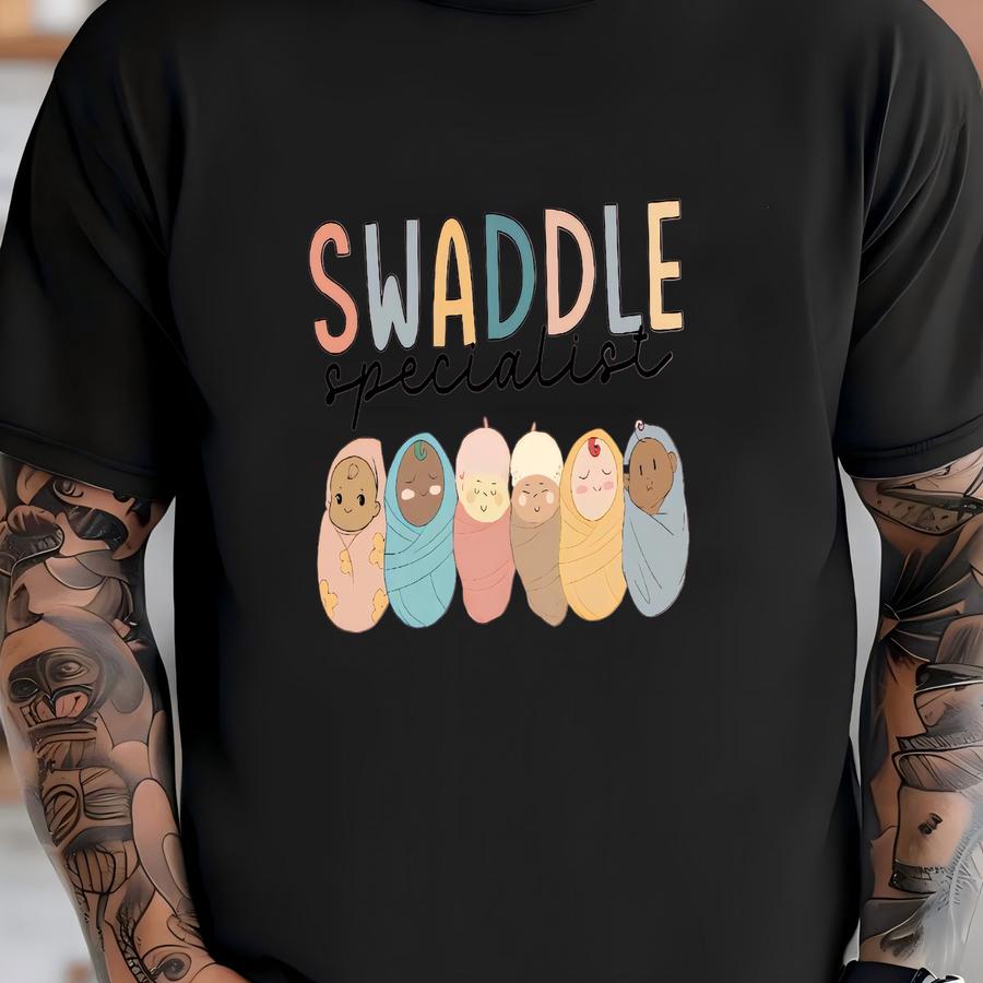 Swaddle Specialist Sweatshirt: Rn Nurse Crewneck T-shirt