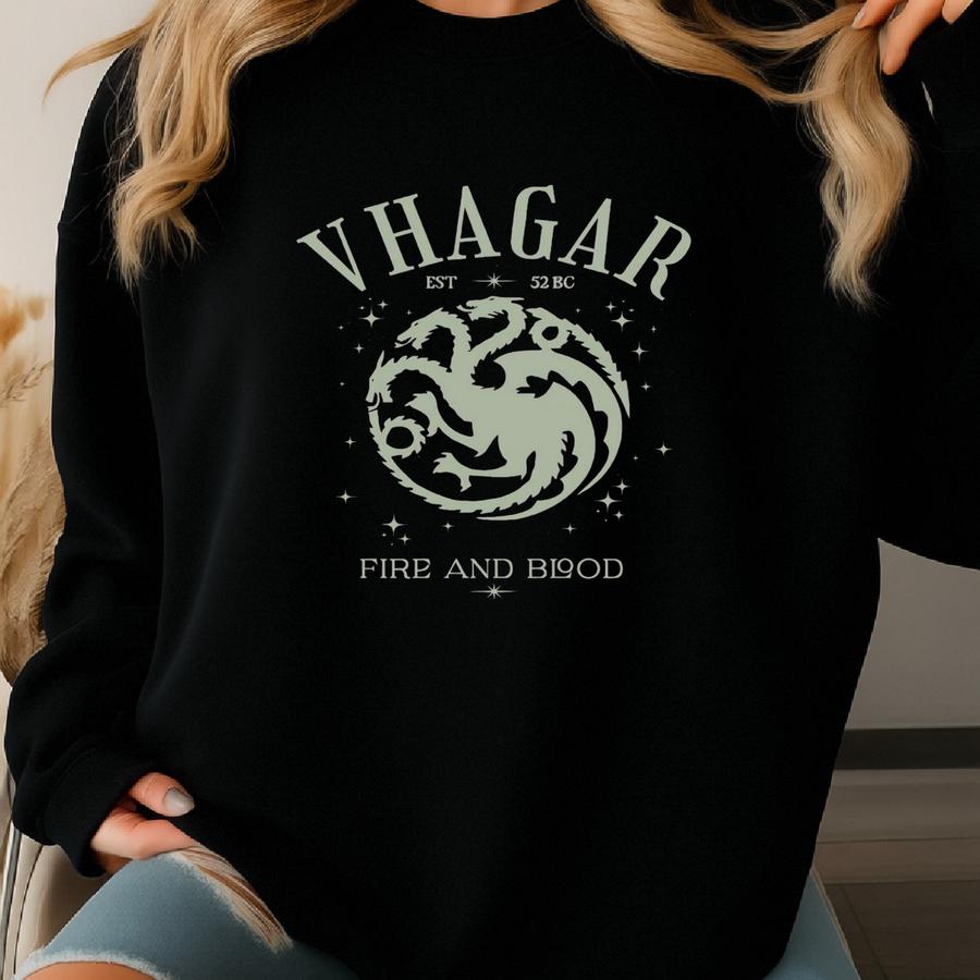 Vhagar Shirt | Westeros Tee | Dracarys T-shirt | Team Green | Dragon Sweatshirt | Fire And Blood Sweatshirt