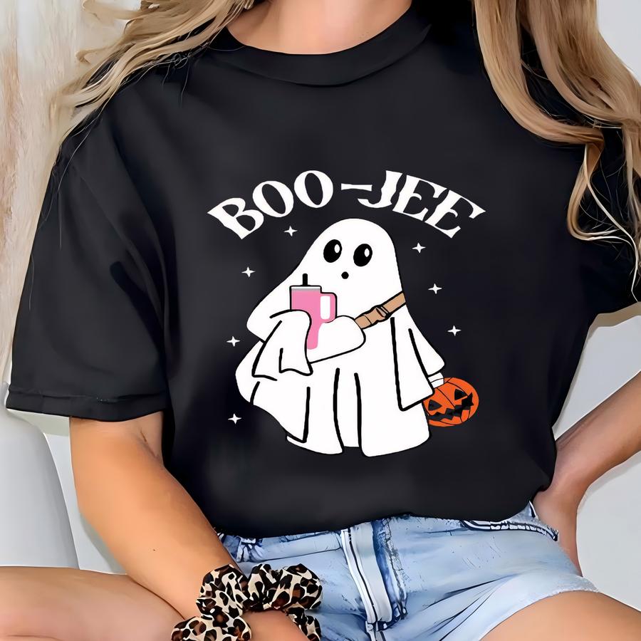 Halloween Boo Jee Ghost Nurse Shirt, Funny Hospital Gift T-shirt