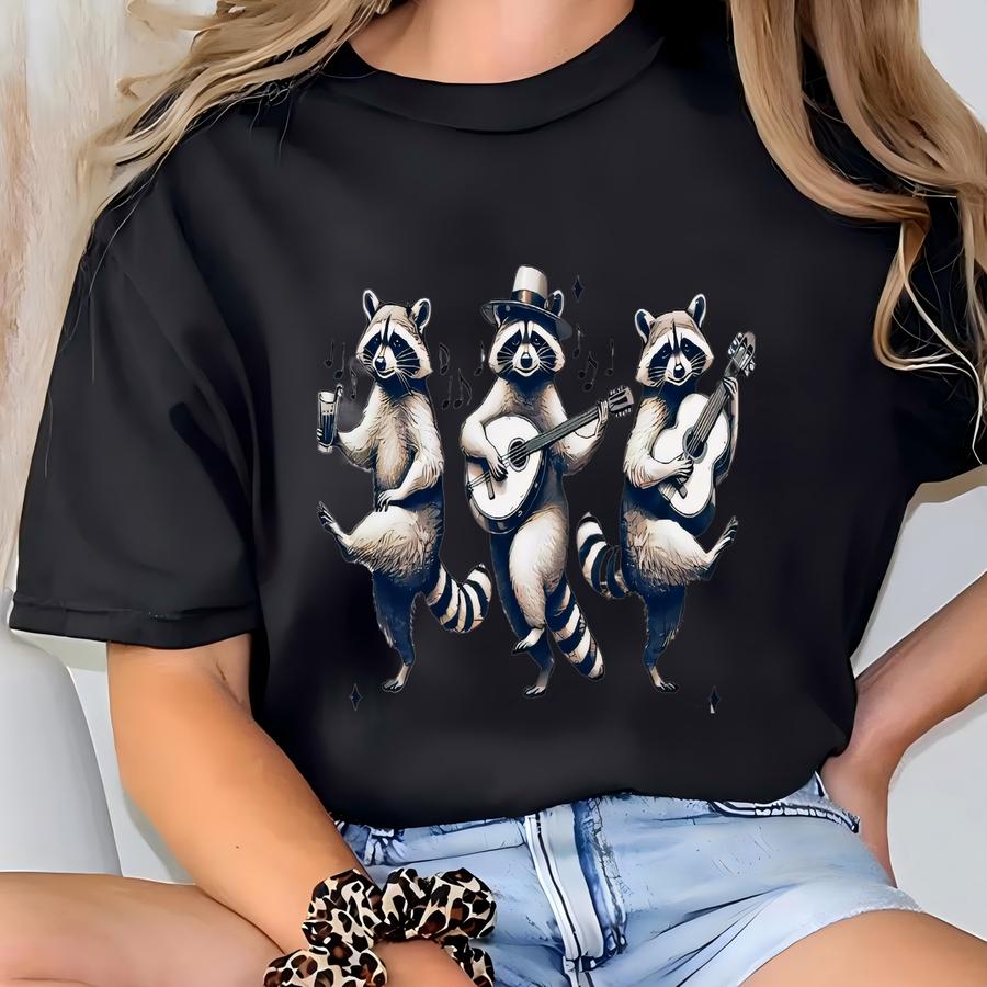 Funny Raccoons Mug -  T-shirt