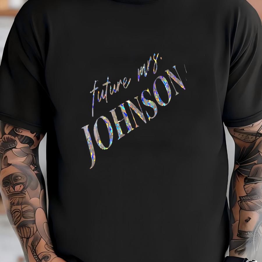 Custom 'future Mrs.' Hologram Bachelorette Sweatshirt T-shirt