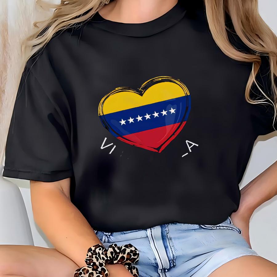 Yo Soy Venezuela Soy Libertad Hoodie, Fraude En Venezuela Franelas De Venezuela Bandera 7 Estrellas Corazon Bandera Tee T-shirt