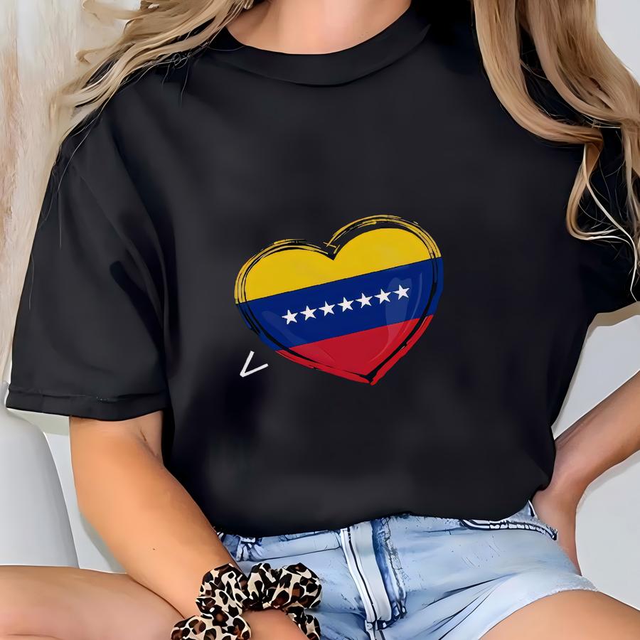 Yo Soy Venezuela Hoodie Dios Danos Libertad, Fraude En Venezuela Franelas De Venezuela Bandera 7 Estrellas Corazon Bandera Siete Estrellas T-shirt
