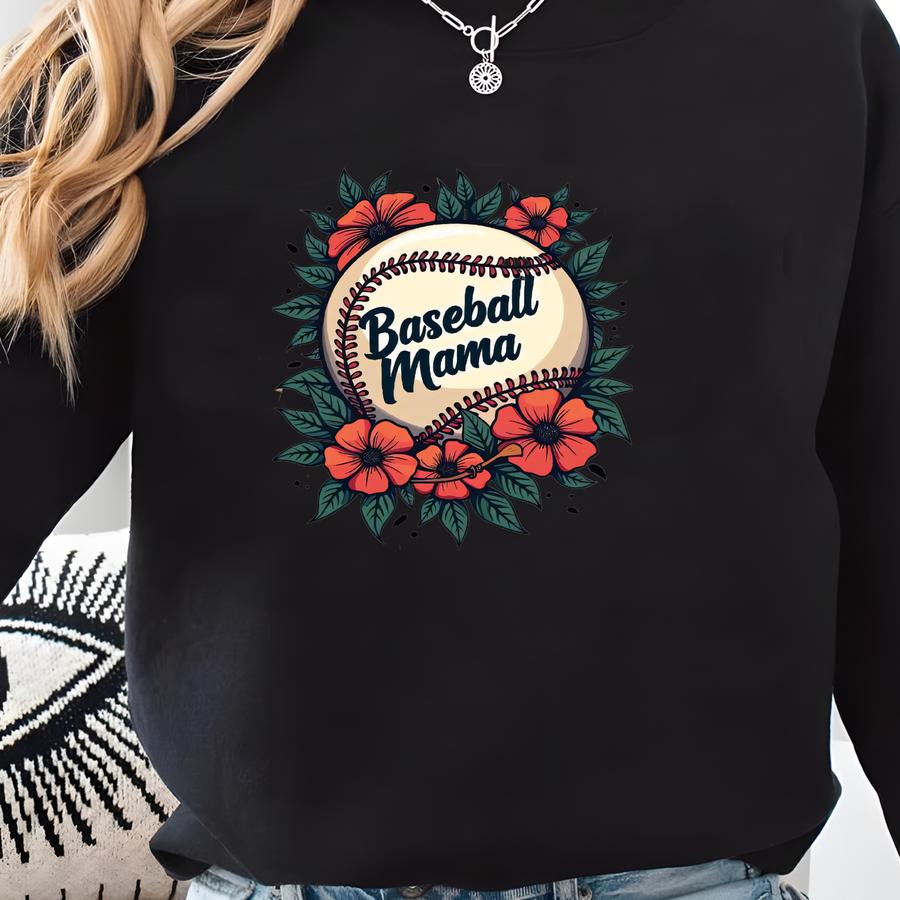 Baseball Mama Shirt, Baseball Number Shirt, Personalized Baseball Tee, Gift For Mom, Baseball Gift, Baseball Mom Shirt Sweatshirt