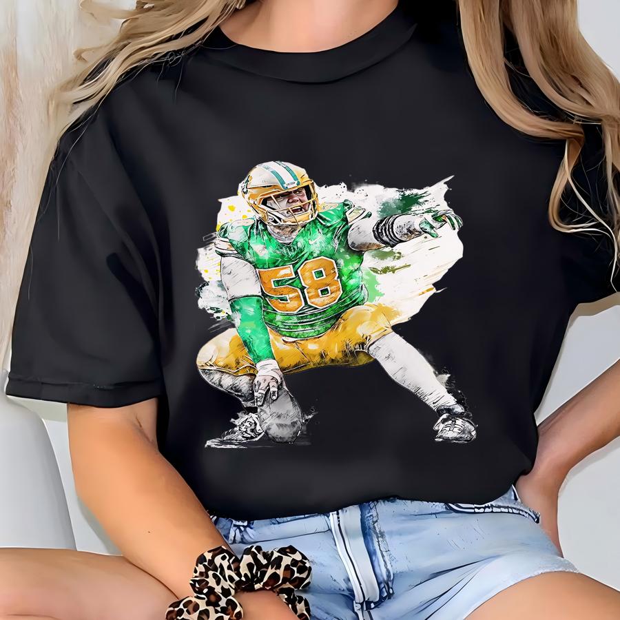 Jackson Powers-johnson Poster Ducks Wall Art Print College Football Sports Canvas Canvas Print Football Poster Home Decor H137 T-shirt