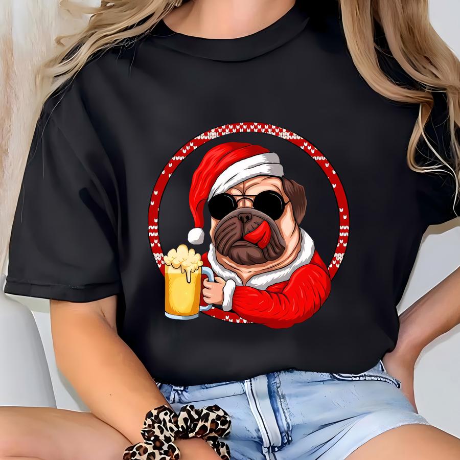 Christmas Dog Sweatshirt, Christmas Sweatshirt, Christmas Shirt, Merry Christmas Shirt, Santa Shirt, Christmas Gift, Christmas T-shirt