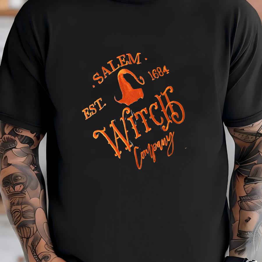 M Witch Company Hoodie - Halloween Tee T-shirt