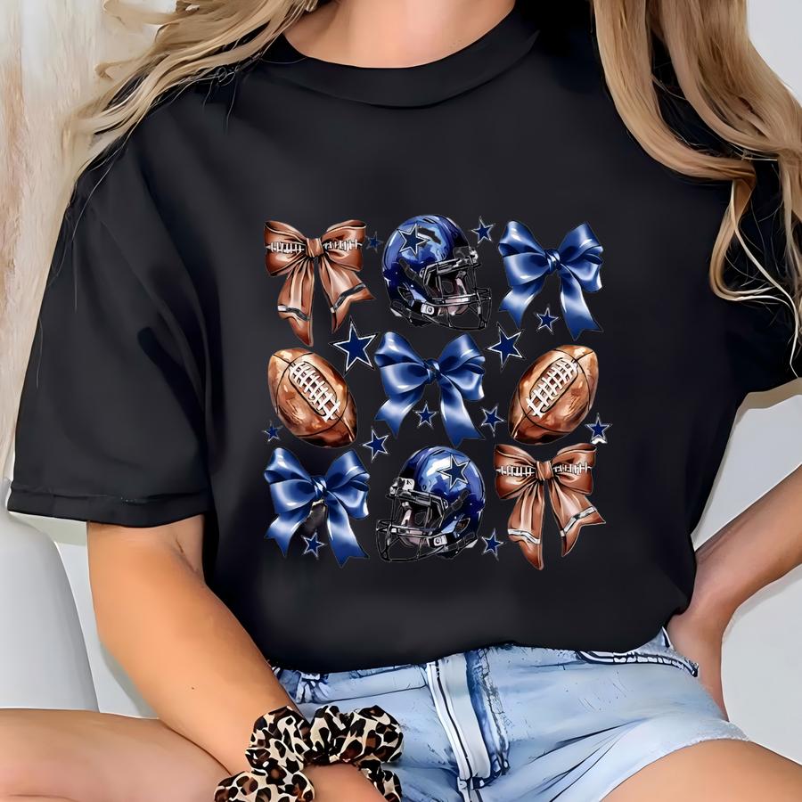 Coquette Bow Football Shirt: Game Day Tee T-shirt
