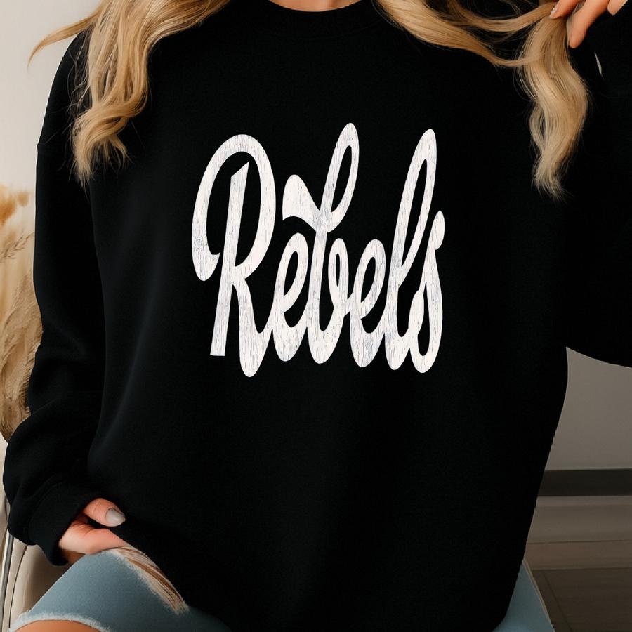Rebels Shirt Rebels Game Day Tshirt Rebels T Shirt Rebels Tee For Women Rebels Spirit Wear Sweatshirt