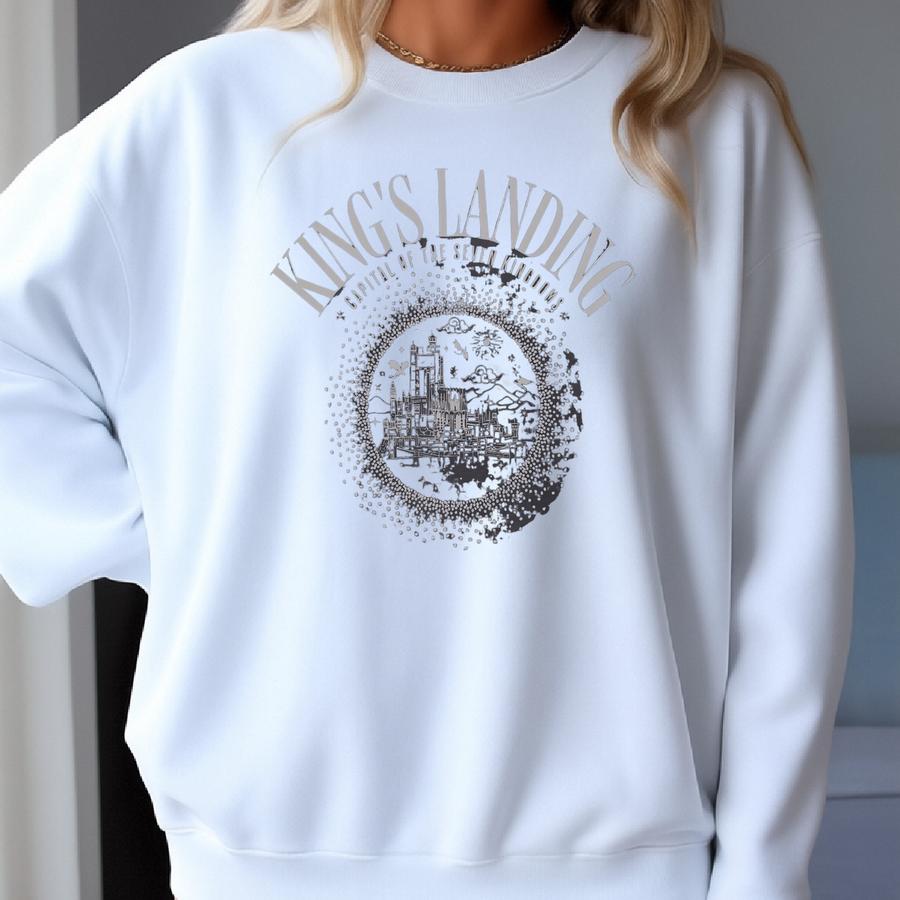 King's Landing Shirt | Got T-shirt | Fire And Blood | Westeros | Iron Throne Tshirt | Dragon House Tee Sweatshirt King's Landing Shirt | Got T-shirt | Fire And Blood | Westeros | Iron Throne Tshirt | Dragon House Tee Sweatshirt