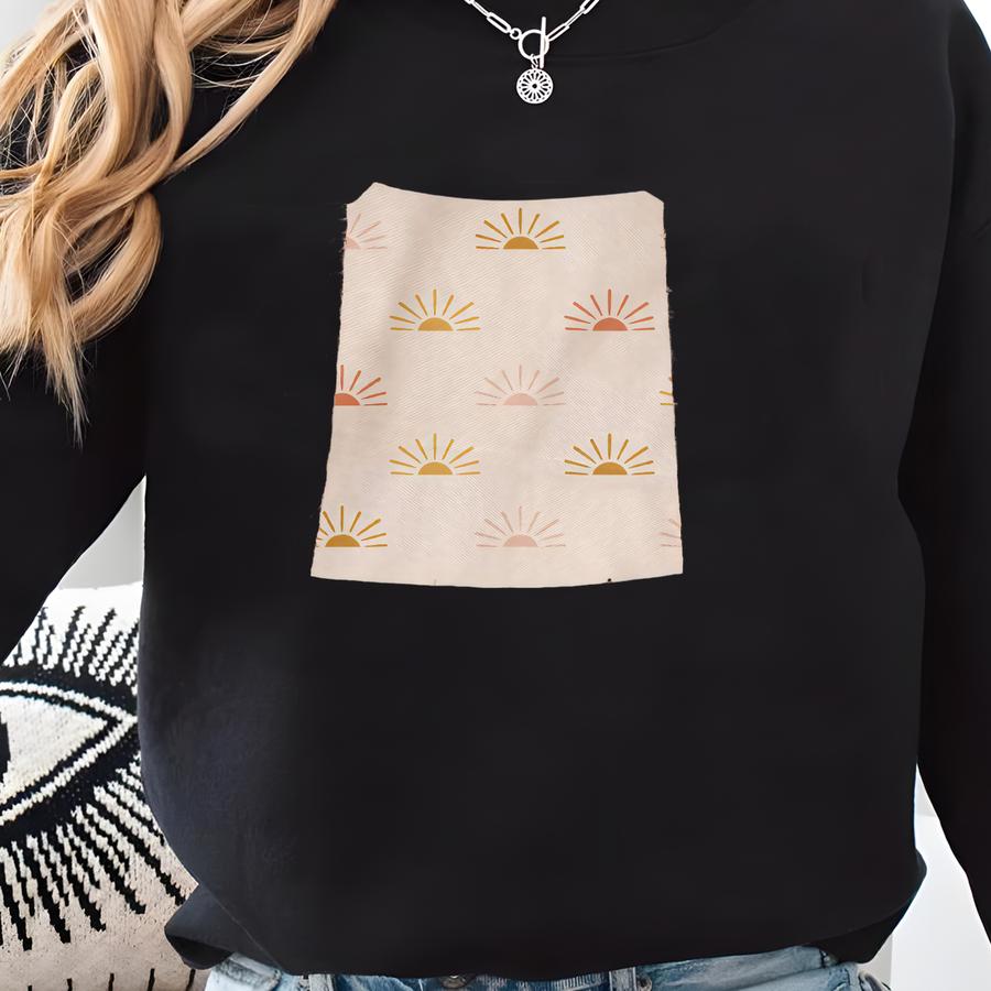 Here Comes The Sun Blanket Tapestry Boho Modern Sun Throw Blanket Sunshine Baby Blanket Sunrise Dorm Decor Ray Of Sun Golden Picnic Blanket Sweatshirt