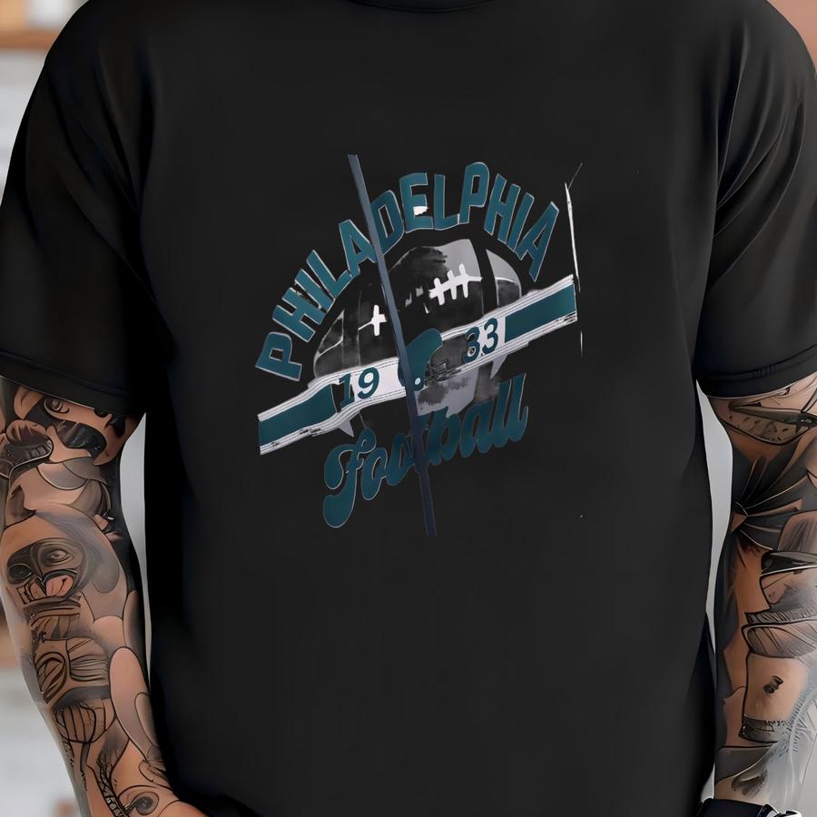 Philadelphia Football Retro Cropped Shirt, Vintage Philly Eagle Crop Top, Throwback Eagles Boxy Fit Tee, Women's Philadelphia Crop Crewneck T-shirt