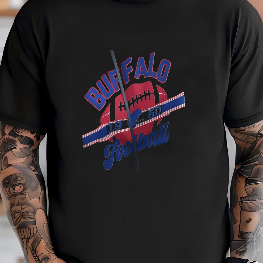 Buffalo Football Retro Cropped Shirt, Vintage Bills Crop Top, Throwback Bills Boxy Fit Tee, Women's Buffalo Bill Champion Crop Crewneck T-shirt