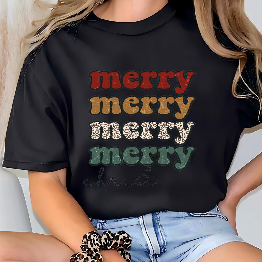 Merry Christmas Sweatshirt, Christmas Sweatshirt, Christmas Shirt, Merry Christmas Shirt, Santa Shirt, Christmas, Christmas Gift T-shirt