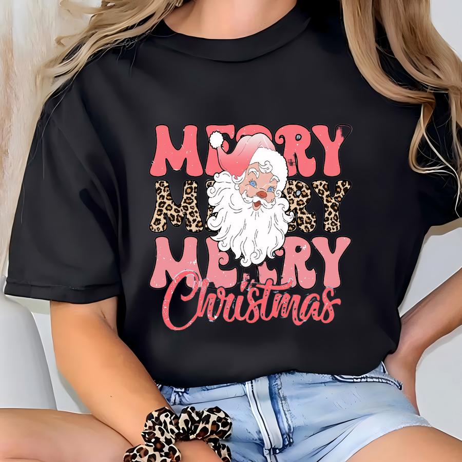 Merry Christmas Sweatshirt, Christmas Sweatshirt, Christmas Shirt, Merry Christmas Shirt, Santa Shirt, Christmas, Christmas Gift T-shirt