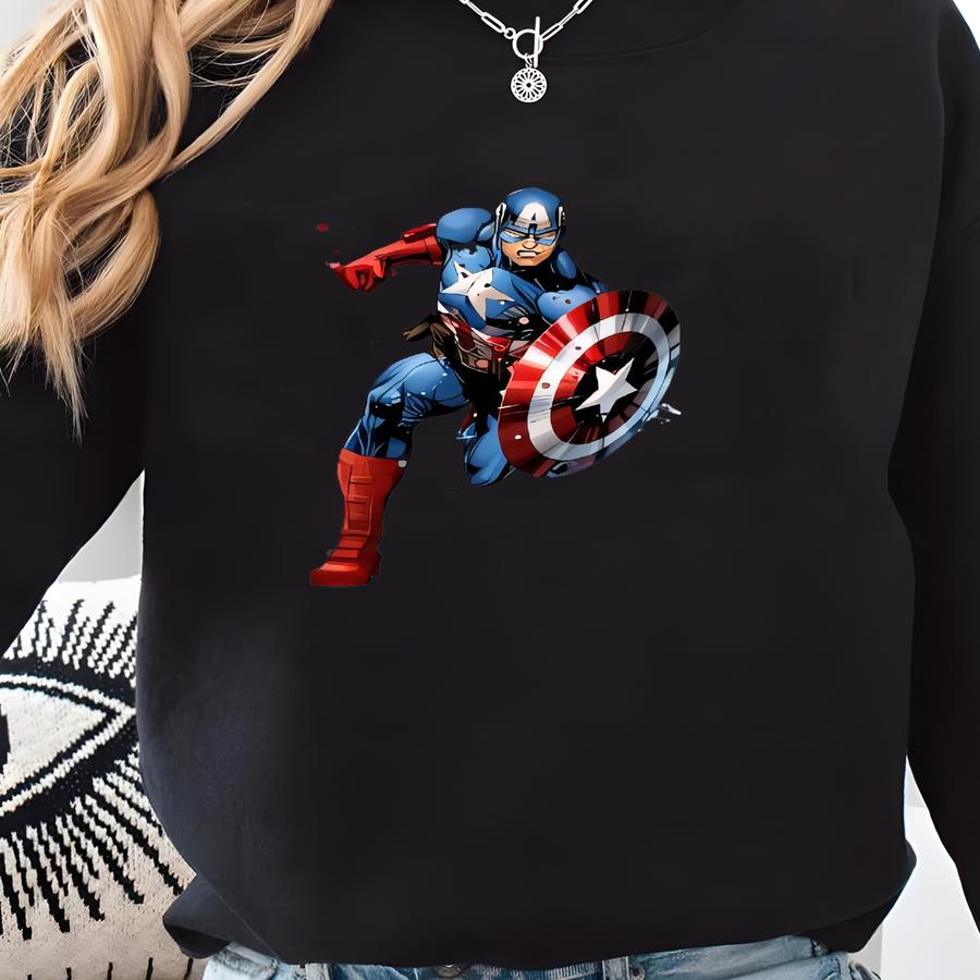 Superhero Watercolor Art Prints, Set Of 6 (digital Download) Sweatshirt