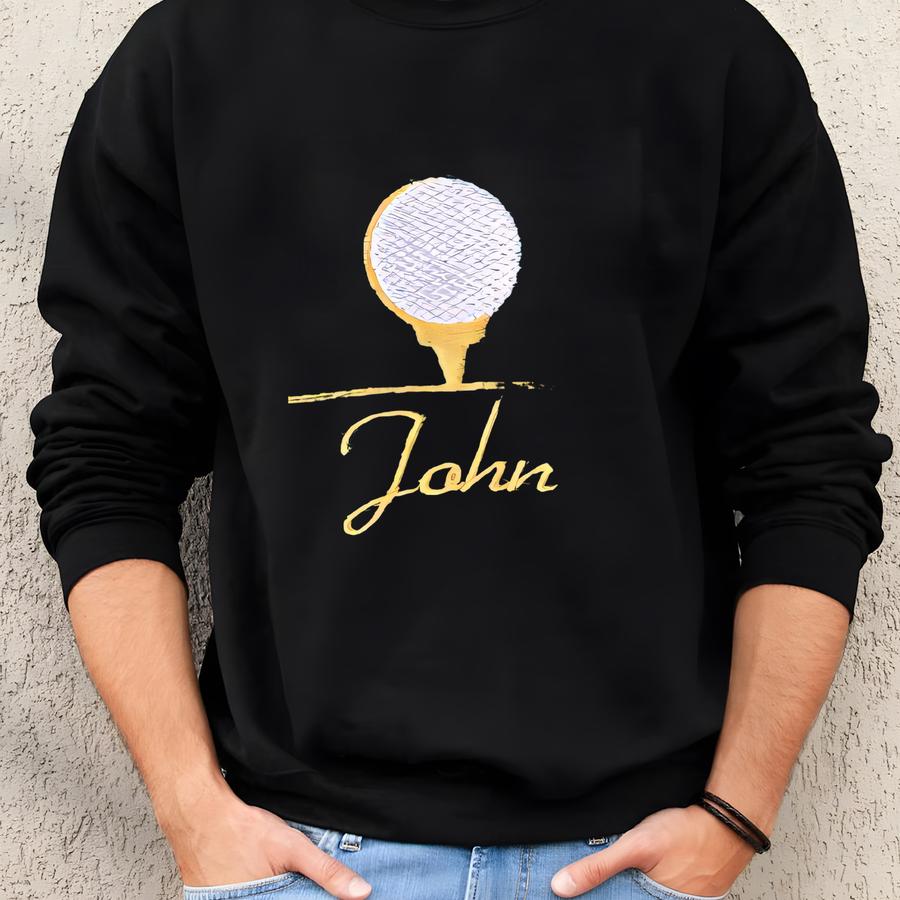 Personalized Terry Golf Towel: Golfer Gift Sweatshirt