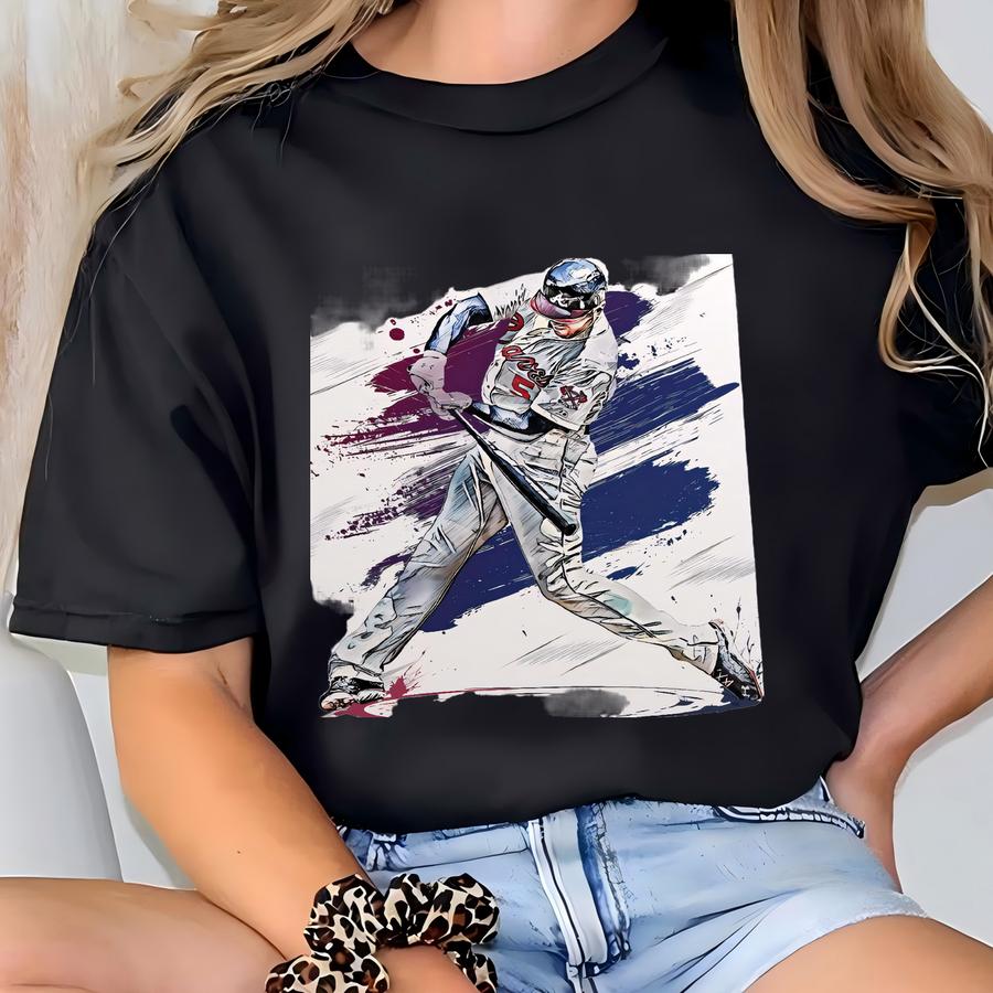 Freddie Freeman Poster, Los Angeles Dodgers Wall Art Print, Baseball Sports Poster, Mlb Canvas Print, Mlb Framed Poster, Baseball Poster-g15 T-shirt