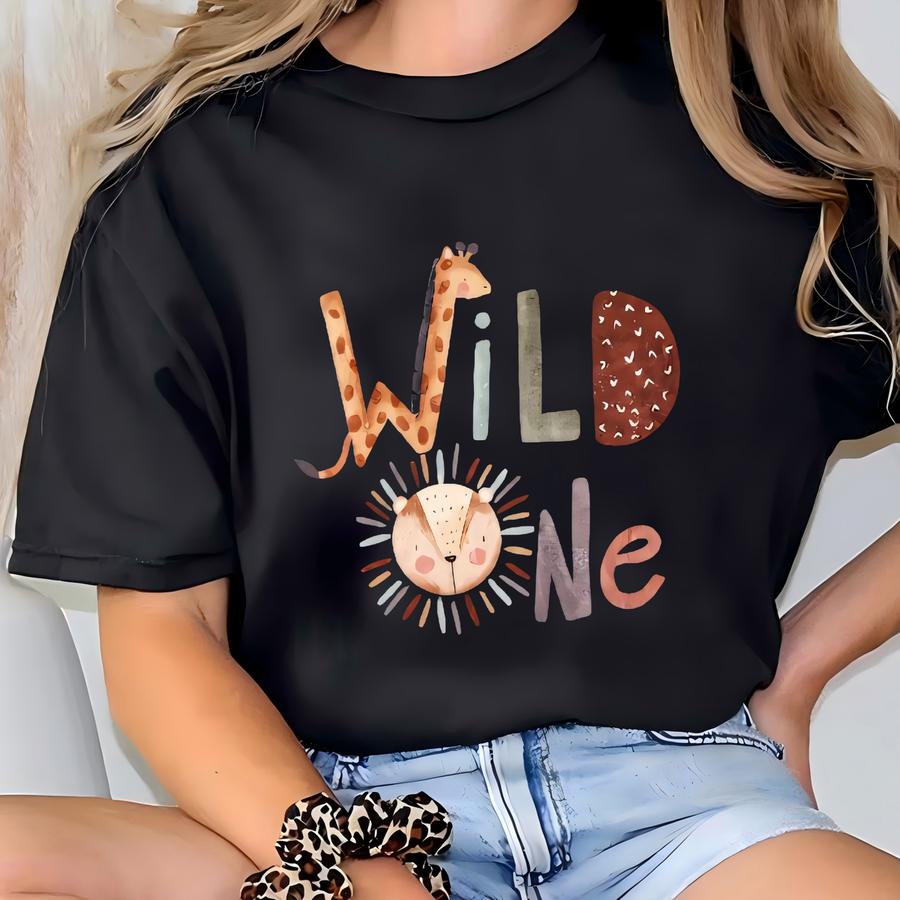 Wild One Shirt, 1st Birthday Shirt, First Baby ®, Kids Birthday Shirt, First Birthday Shirt, Toddler Birthday Tee, Cute Baby Gift T-shirt