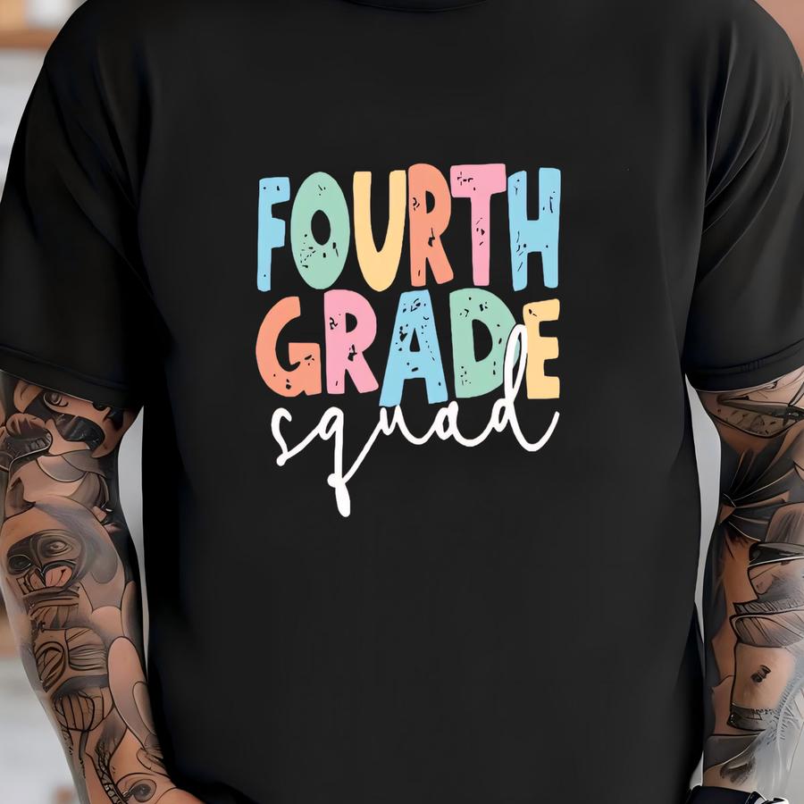 Fourth Grade Hoodie, 4th Grade Teacher Shirt, Back To School Shirt, Teacher Appreciation Gift, School Shirt T-shirt