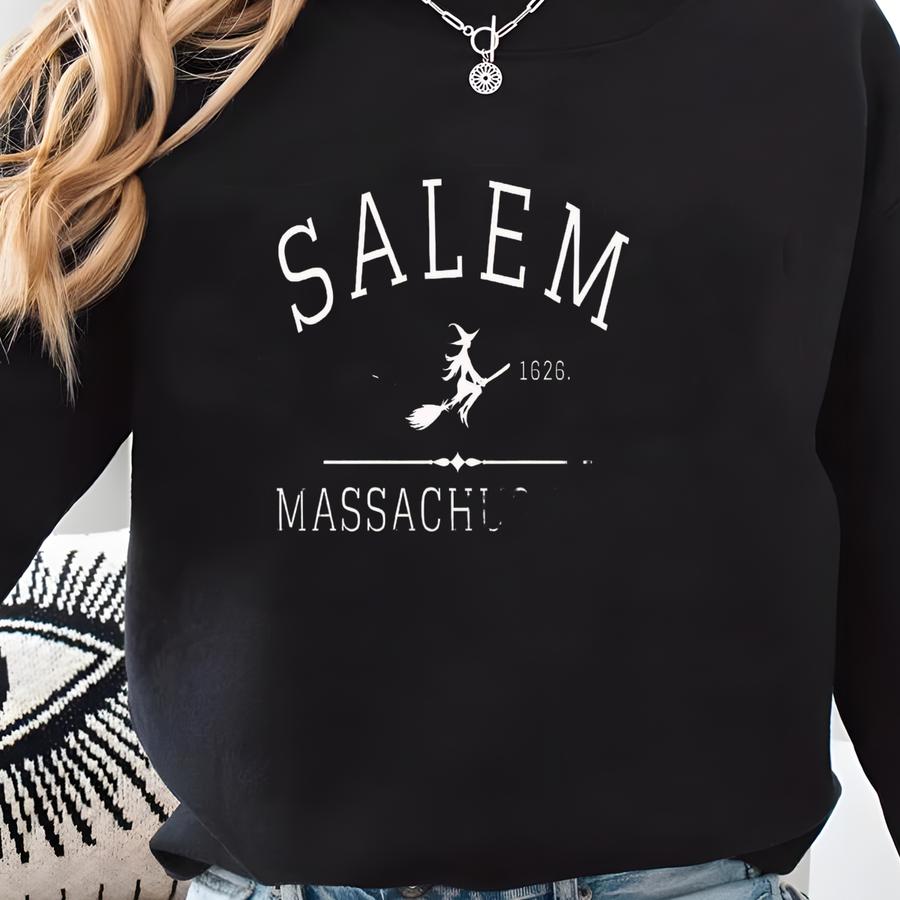 M Massachusetts Sweatshirt, Sanderson Sister Shirt, Shirt, Sanderson Sisters Sweatshirt, Halloween Crewneck, Witches Shirt Sweatshirt