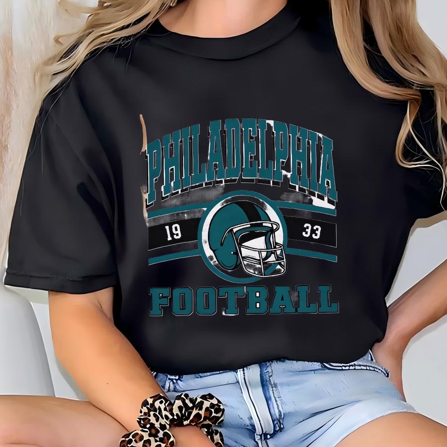 Retro Philadelphia Football Shirt, Philadelphia Football Sweatshirt, Football Shirt, Philadelphia Team Fan Shirt T-shirt